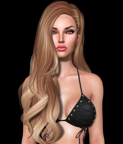 3d Model Lara Female Hair Style 3d Rigged 3d Model Vr Ar Low Poly