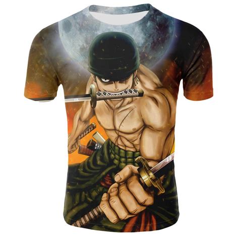 One Piece Roronoa Zoro 3d Print T Shirt