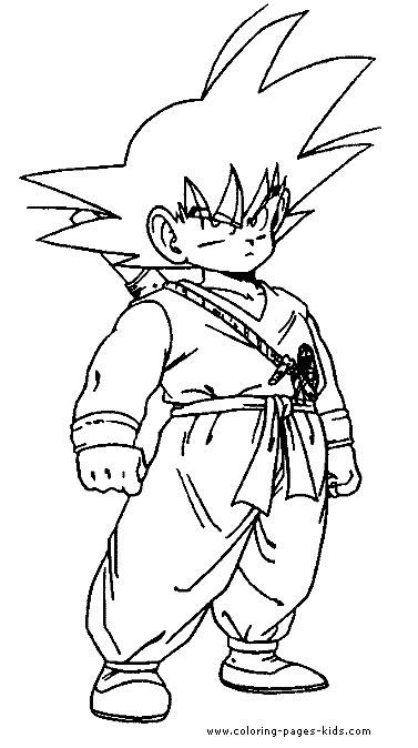 Click the goku super saiyan coloring pages to view printable version or color it online (compatible with ipad and android tablets). Dragon Ball Z Goku SUper Saiyan Coloring Pages