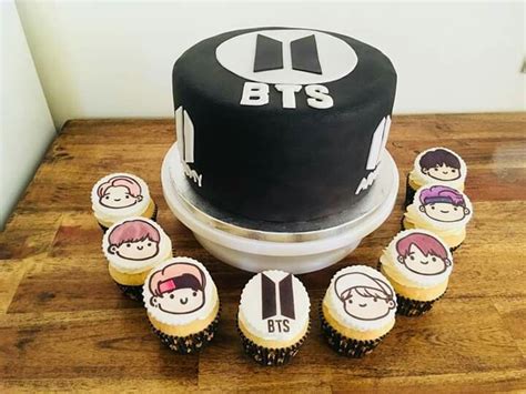 BTS Cake Cupcakes Pasteles De Cumpleanos Fiestas Tortas Pasteles