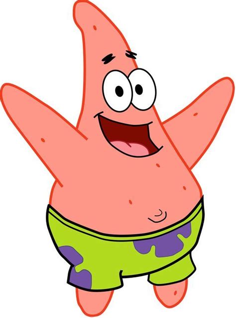 How To Draw Patrick Star Spongebob Squarepants Step By Step Easy