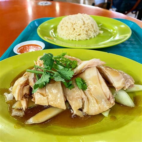 Hainanese Chicken Rice Famous Singapore National Dishes Recipe