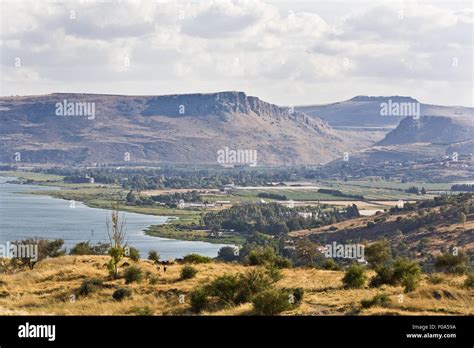 View Of Mount Arbel And Jesus Trail In Galilee Israel Stock Photo Alamy