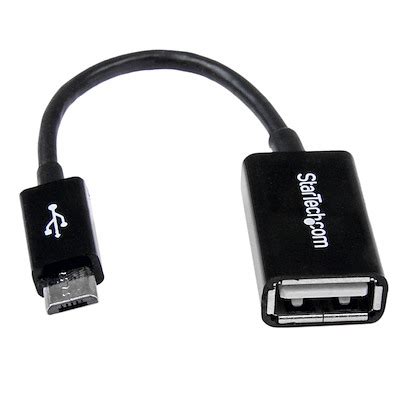 Cable 12cm Micro USB A USB A Hembra OTG Adaptadores USB USB 2 0