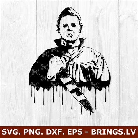 Michael Myers SVG Halloween Horror Movies SVG PNG DXF EPS Cut