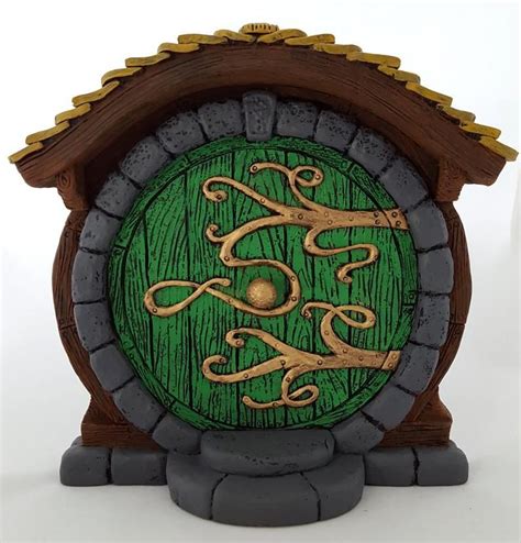 Green Hobbitfairy Door Etsy Hobbit Door Fairy Garden Fairy