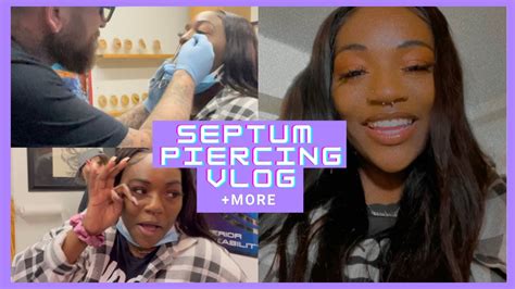 Getting My Septum Pierced Vlog Dog Sitting Friends More Youtube