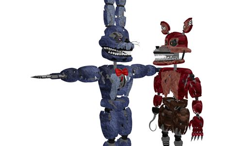 Mmd Nightmare Bonnie Wip And Size Comparison By Oscarthechinchilla