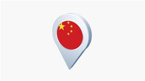 China Flag Pin Icon Motion Graphics Videohive