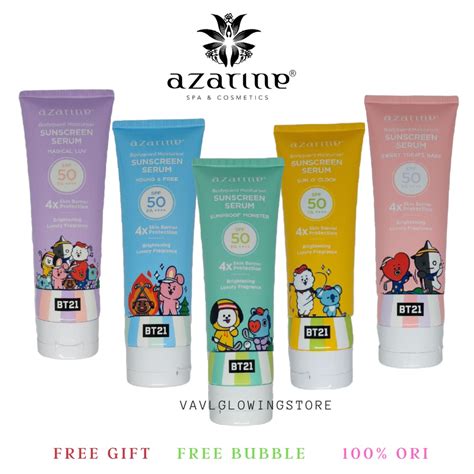 Jual Azarine Bt21 Body Guard Moisturizer Sunscreen Serum 100ml Shopee