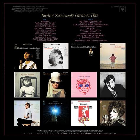 Barbra Archives Barbra Streisand S Greatest Hits Album