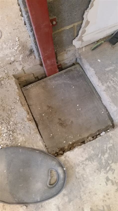 Concrete Filling Large Hole In Concrete Floating Floor Love