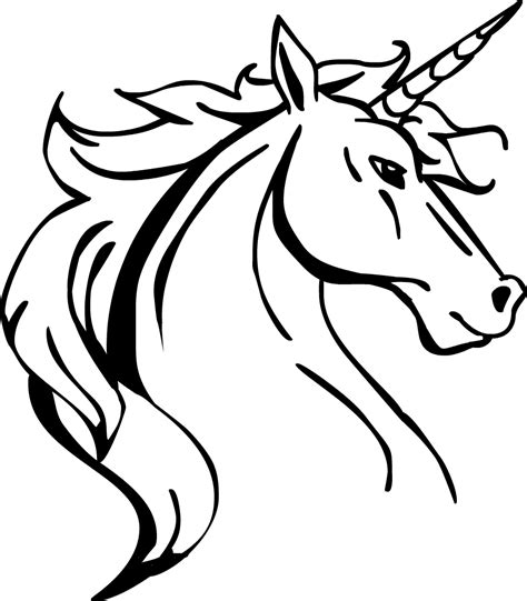 Unicorn Head Commission Line Art By Bluepisces97 On Deviantart