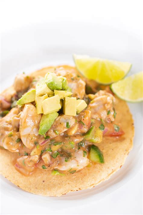 Avocado adds creaminess to help the dish come together. Authentic Shrimp Ceviche - The Lemon Bowl®