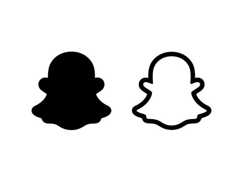Snapchat Black White Logo Png Vector In Svg Pdf Ai Cdr Format