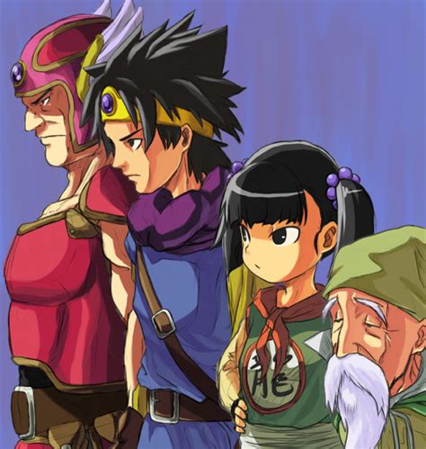 Soldier Roto Hero Fighter And Mage Dragon Quest And 1 More Drawn