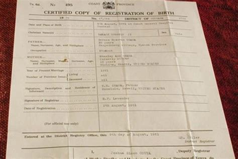 Birthers Release Forged Kenyan Birth Certificate For Obama Salon Com