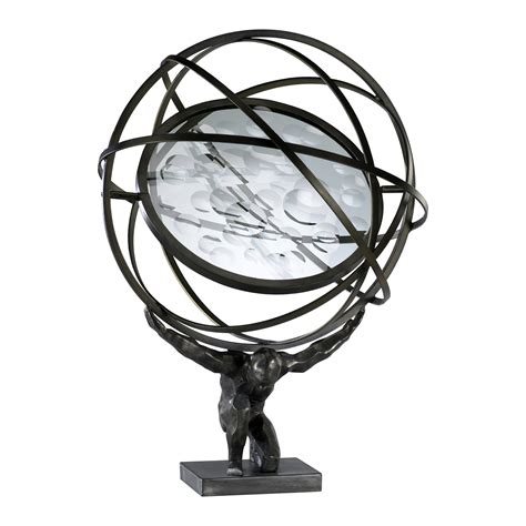 We're all weird and damaged in our own way. Atlas Holding Up the Weight of the World Sculpture