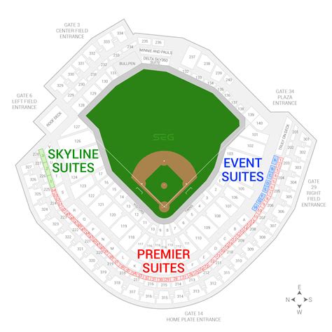 Mn Twins Stadium Seating Map Elcho Table