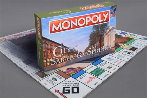 monopoly board game depicting local businesses helps raise money for nonprofits saratoga