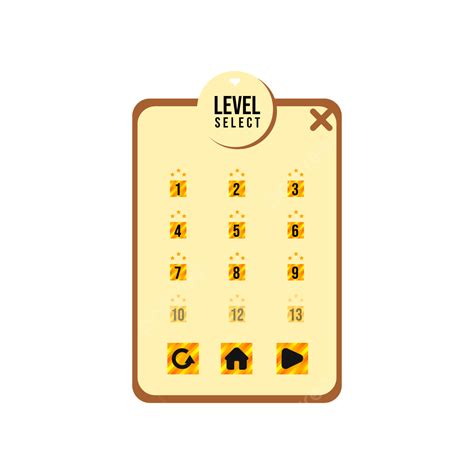 Level Select Vector Art Png Game Level Select Design Game Level