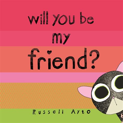 Will You Be My Friend Andersen Press