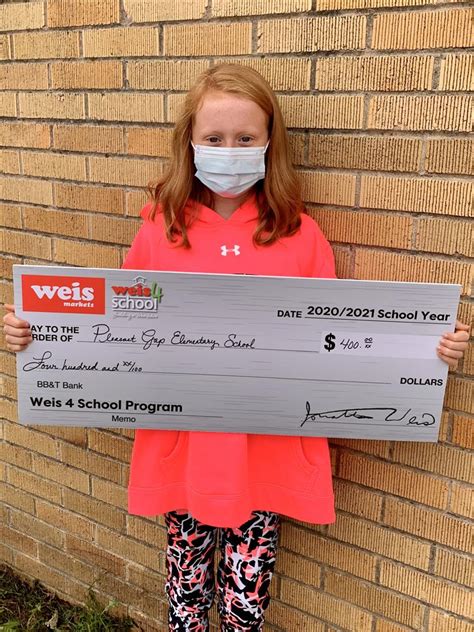 Pleasant Gap Elementary School News Weis 4 School Program