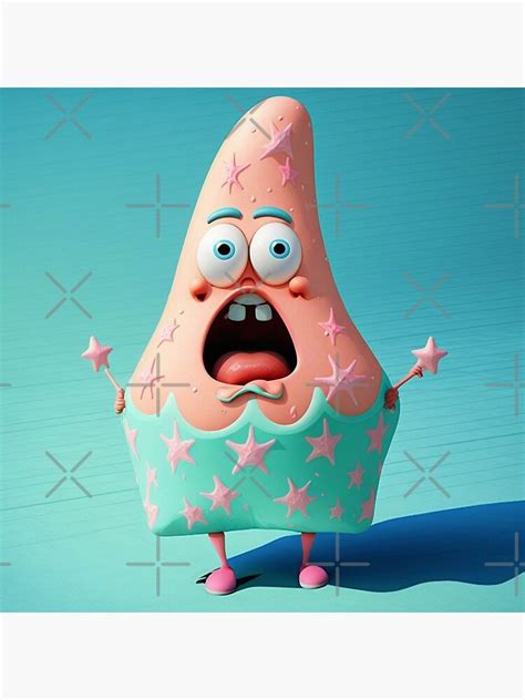 Patrick Star Meme Poster For Sale By Ninuci Redbubble