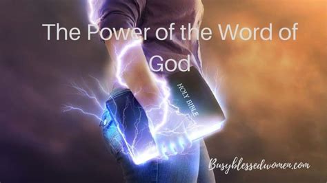 The Power Of The Word Of God