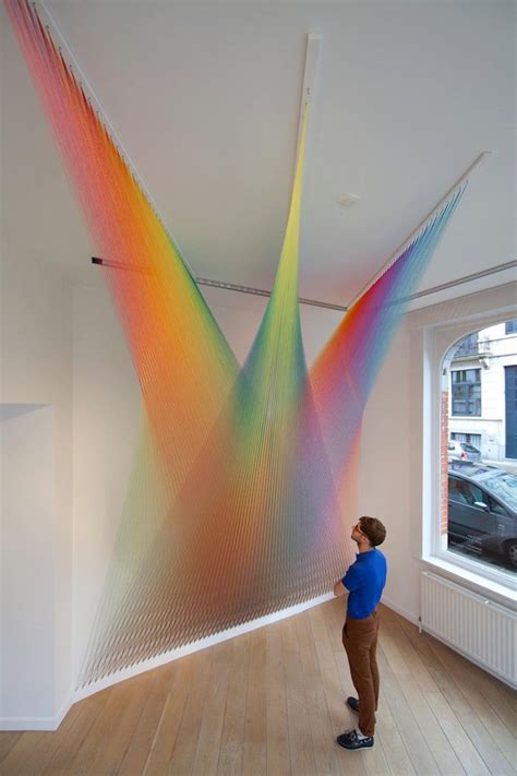 Artist Gabriel Dawe Is Back Using Thousands Of Threads To Form Vibrant