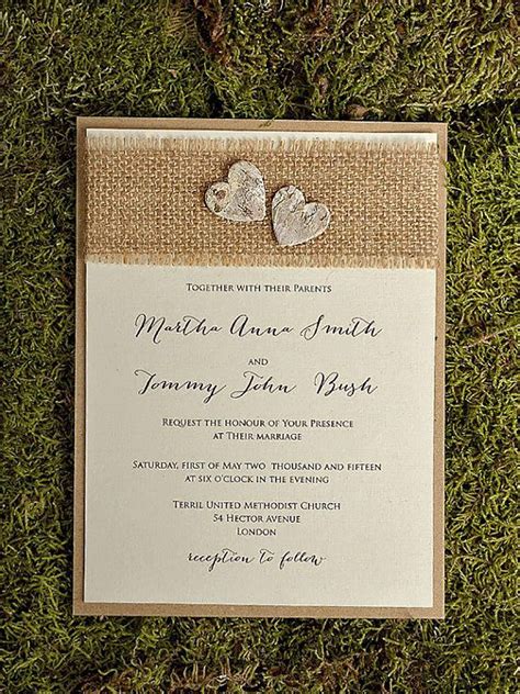 Three Key Elements Of Rustic Wedding Invitations