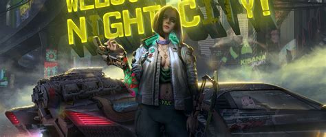 2560x1080 Resolution Neon Welcome To Night City Cyberpunk 2077
