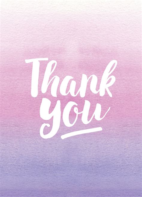 Thank You Purple Rainbow Card Scribbler