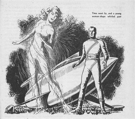 Time Went By And A Young Woman Shape Whirled Past By Ed Emshwiller