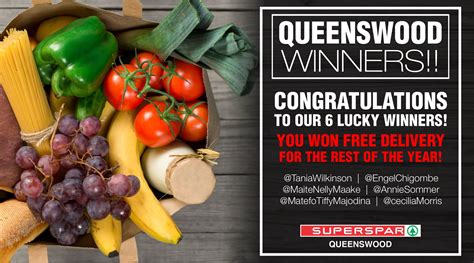 Congratulations To Our Queenswood Superspar And Tops