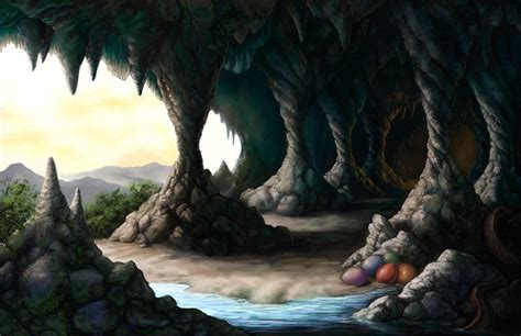 The Dragon Cave By Nakaseart Dragon Cave Dragon Cave