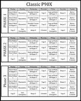 Images of Workout Routine Chart