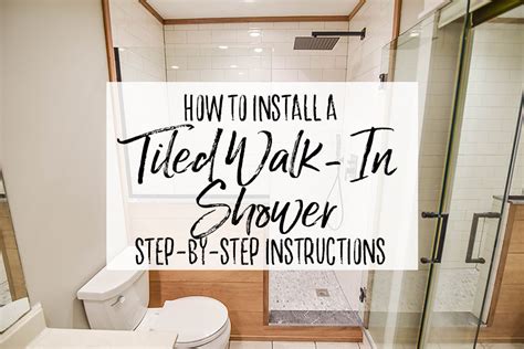 Schluter kerdi shower dry very quickly, a day or two. How to Install a Tiled Walk In Shower - Our Handcrafted Life