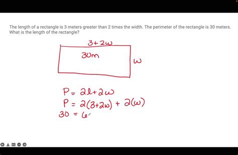 Solved The Length Of A Rectangle Is Three Times Its Width The