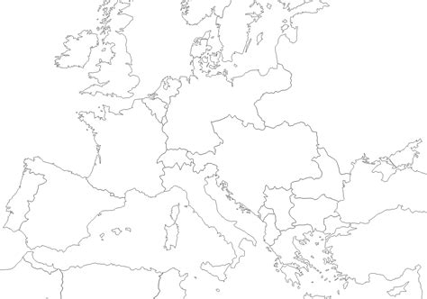 Europe Drawing Map At Getdrawings Free Download