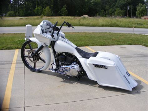 Motorcycle 21'' 23'' 26'' 30'' wheel wrap front fender for harley bagger touring electra glide street road glide road king. Custom 30 Inch wheel Bagger 2007 Road King Harley Davidson ...