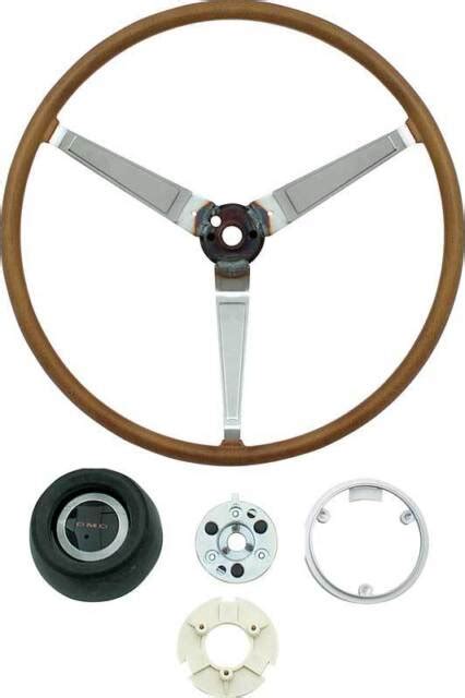 Oer Deluxe Wood Steering Wheel Set 1968 Pontiac Firebird Gto Lemans