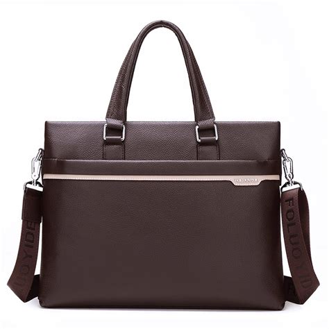 Aliexpress Buy Men S Briefcases Classic Genuine Leather