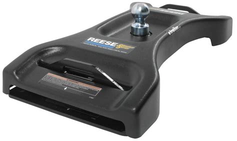 Lets you connect any 2 5/16 gooseneck ball to a standard fifth wheel king pin. Reese Elite Series Above-Bed Gooseneck Trailer Hitch ...
