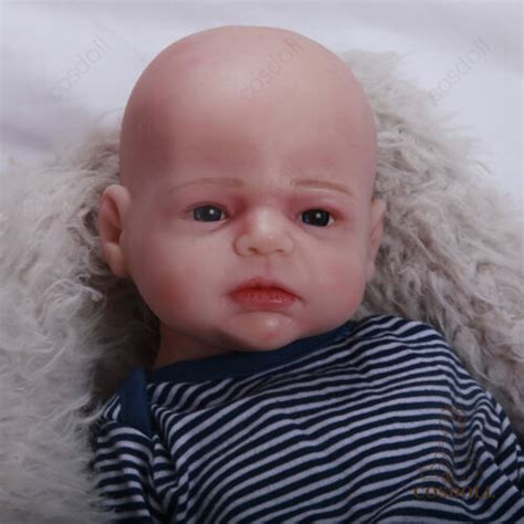 Cosdoll 22in Platinum Full Silicone Reborn Baby Doll Painted Lifelike