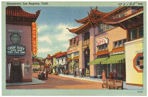 Chinatown Then 14 Vintage Postcards Of Old Hollywood Vs Hollywood