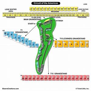 Circuit Of The Americas Seating Chart Seating Charts Tickets