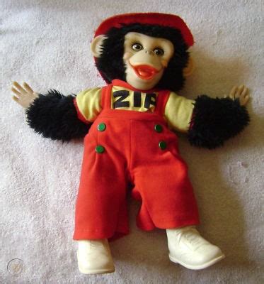 Vintage Zip Zippy Plush Monkey Doll