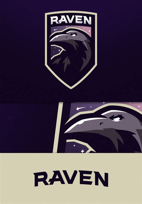 Raven Mascot Logo Behance