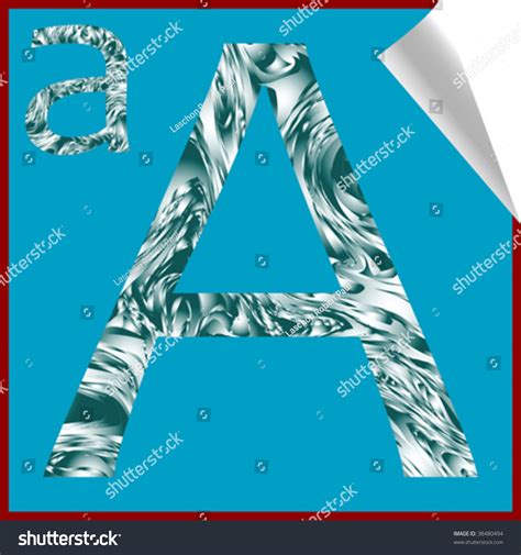 Alphabet Letter A Vector Art Illustration 38480494 Shutterstock